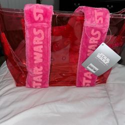 Disney Star Wars Pink Beach Tote 