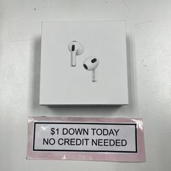 Apple Airpods 3rd Generation Headphones -PAYMENTS AVAILABLE-$1 Down Today 