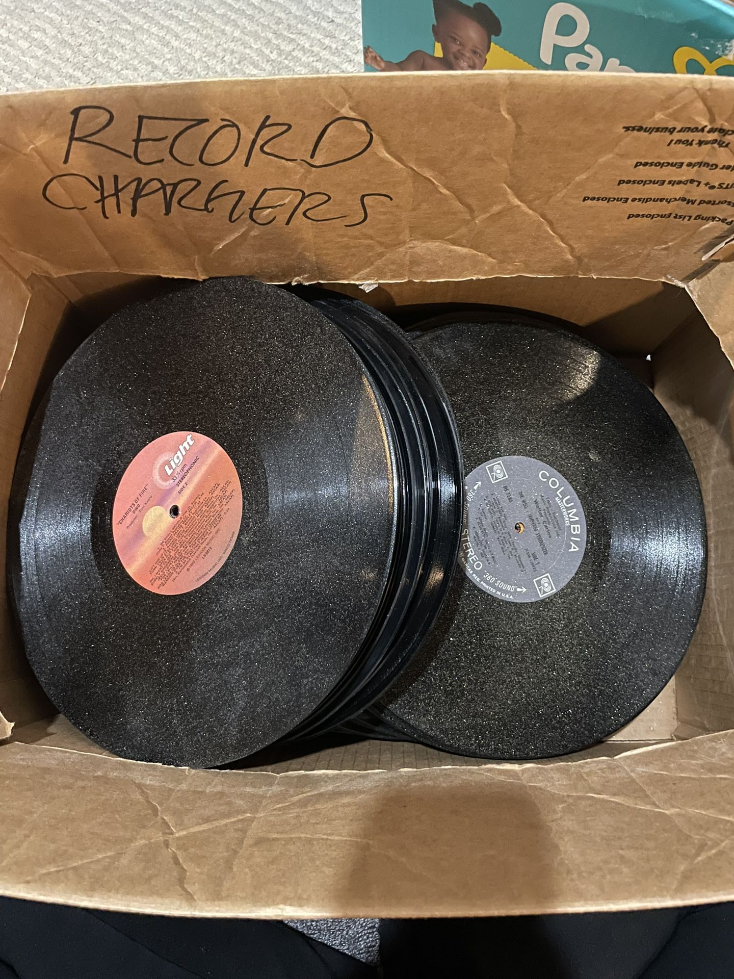 95 Vinyl Records. Wedding Charger Plates, Large Stock.