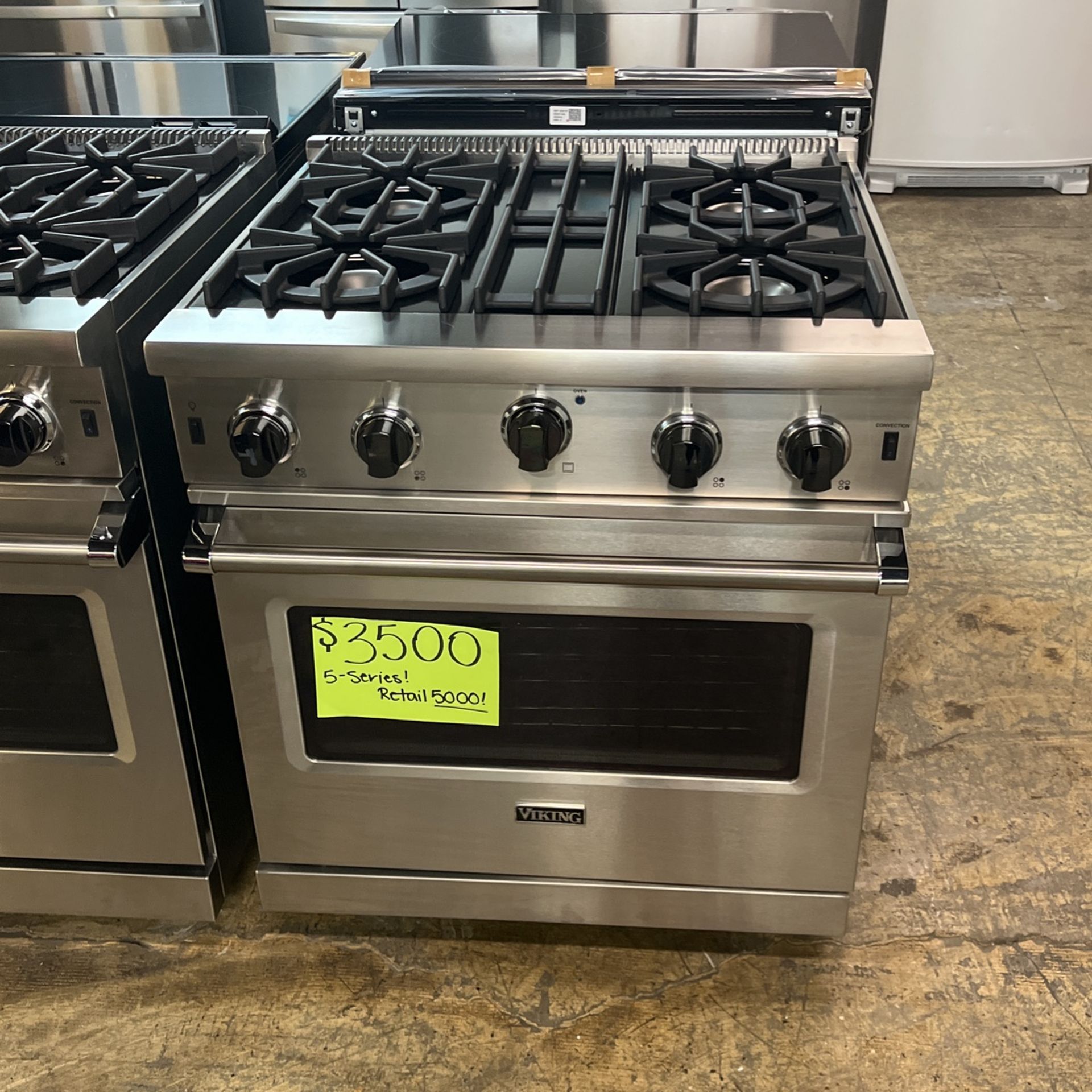 VIKING 5-Series OPEN BURNER GAS RANGE 