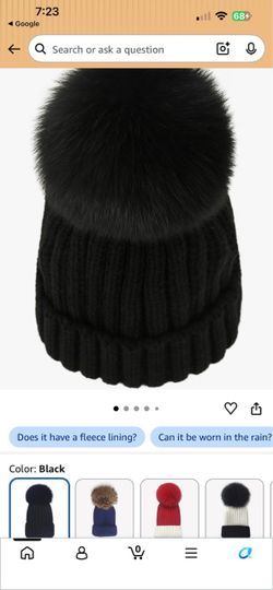 Knit Pom-Pom Beanie