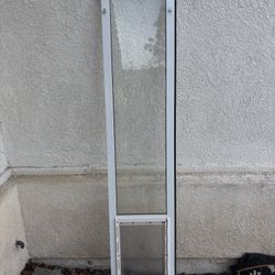 XL pet door insert for sliding doors 