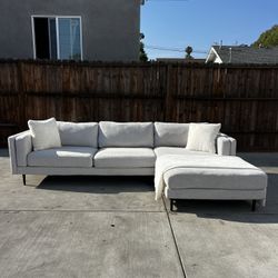 Grey/ White Aries Sofa Sectional