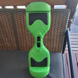 Hover-1 Rocket Hoverboard green/black tested working ( will need a charger ) with light up led wheel
