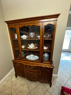Solid Wood Hutch, Cabinet