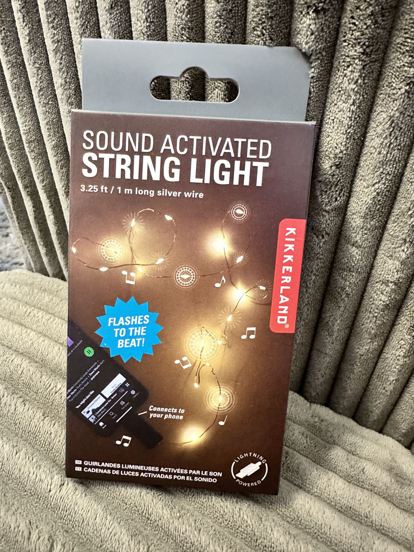Sound Activated String Phone Lights NEW