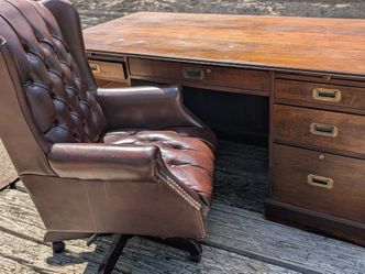 Executive desk and chair