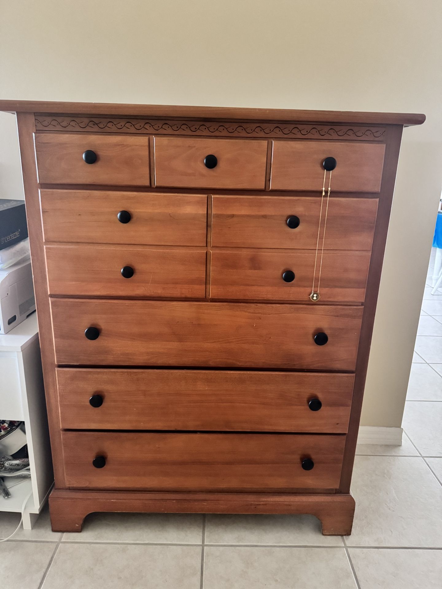 Dresser With Mirror And Chest