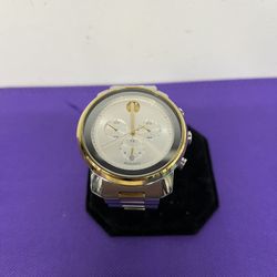 MOVADO MB.01.1.20.6279 Bold Chronograph Silver Dial Men's Watch Two Tone Stainless Steel  