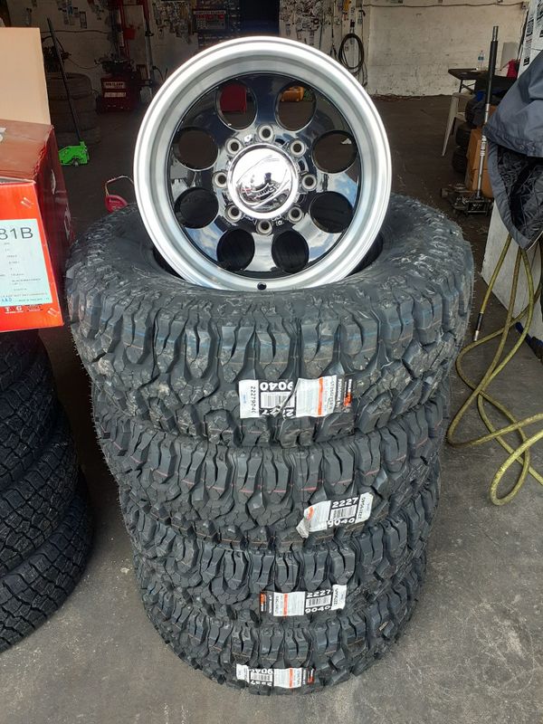 Brand new rims and tires 16 inch 265 75 16 LT 10 PLY LOAD