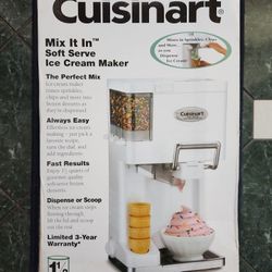 Cuisinart Soft Service Ice Cream Maker Mr. Coffee Maker 4 Cups Programable