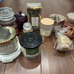 Candles - 12 Candles Plus A Warmer. Price Is For All Of Them.