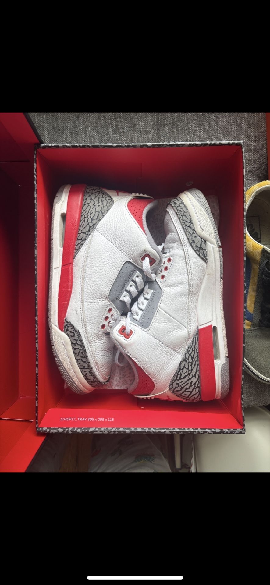 Jordan 3 Fire Red
