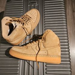 Nike Air Force Mid 9.5 [Suede] (Beige)