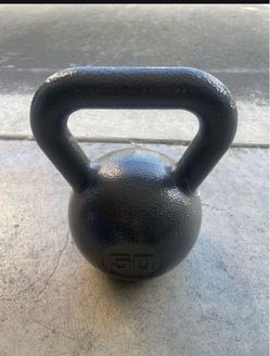 Athletic Works 50lb Kettlebell, Casting Iron, Durable