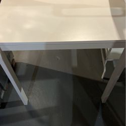White IKEA Table