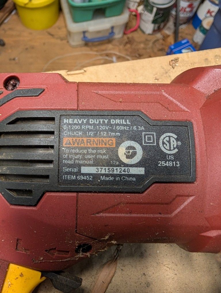 Electric Heavy Duty Power Drill