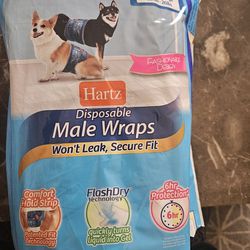 Hartz Male Wraps for dogs