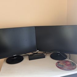 2 ASUS MONITORS 