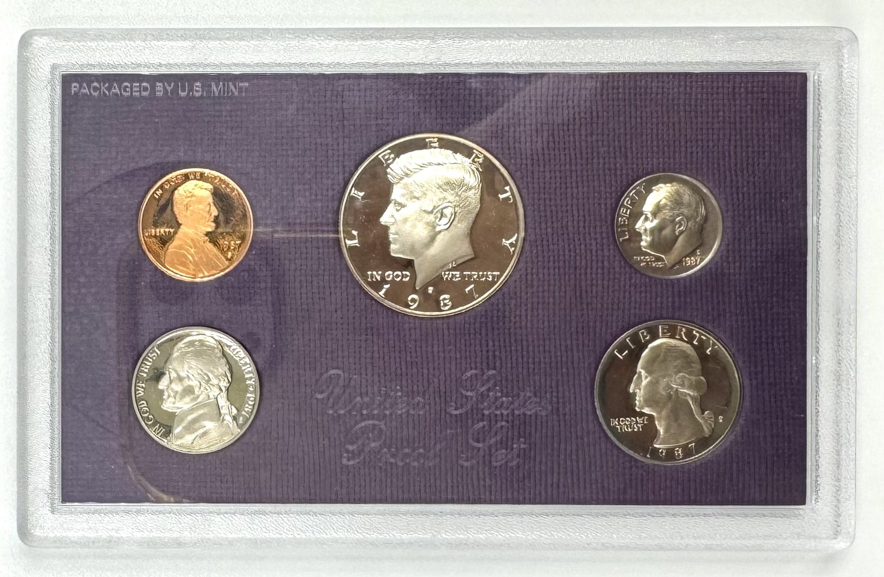 1987 United States Mint Proof Set With Ogp And Coa 