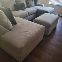 Sectional with Ottoman