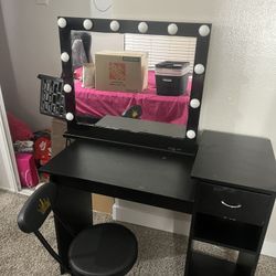 Vanity Mirror , Desk , Chair