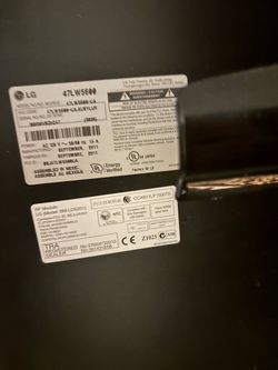 LG47” tv