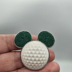 2012 Disney mickey golf ball pin with turf ears 