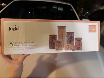 Glass container set - brand new never used still in box.