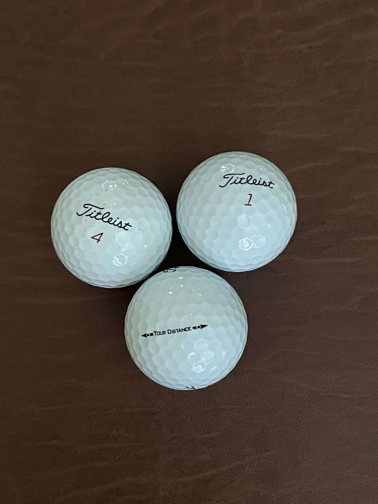 Titleist Tour Distance Golf Balls - Used