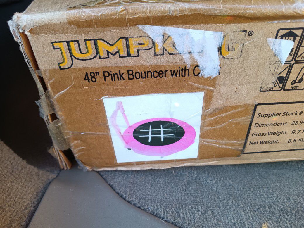 JumpKing Trampoline 48" Pink w/ Chalk 