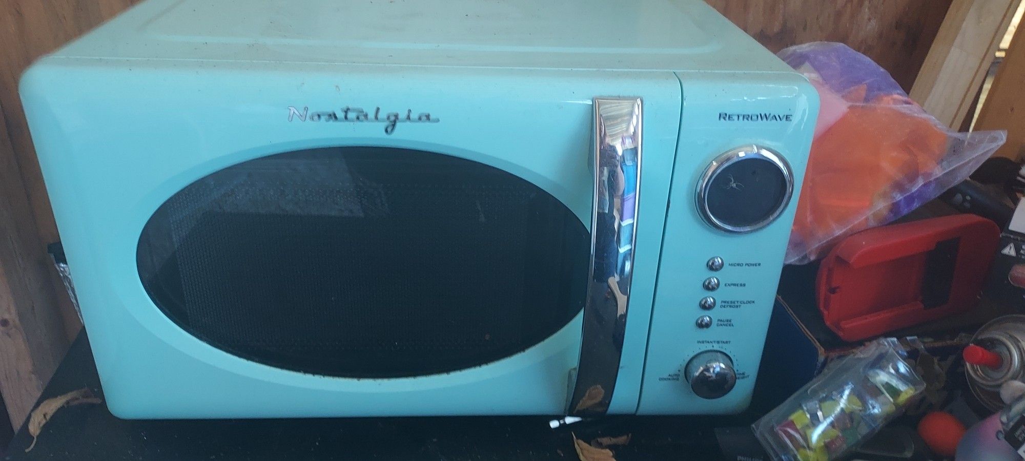 Nostalgia Microwave And Coffee Maker/toaster Oven