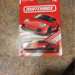 matchbox Porsche 911 Turbo Red