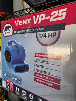 VENTILADOR    VP-25. 1/4HP