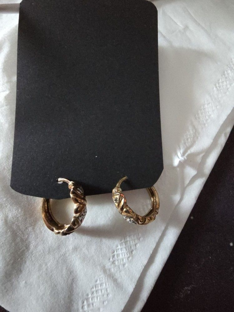 Rose Gold Plated Earrings