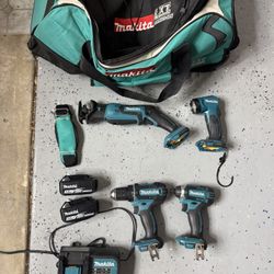 Makita LXT Brushless Tool Set – Lightly Used, Great Condition!