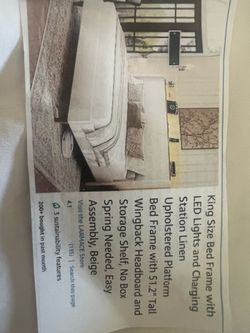 Brand New King Headboard/Footboard In Box