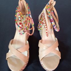 High heel wedges, Size 9