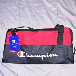 NEW Red/Black Champion Travel Or Gym Duffle Bag $25 OPEN TO OFFERS ✅