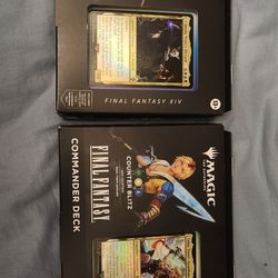 Magic: The Gathering Final Fantasy Commander Decks 