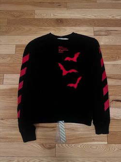 Off White Bat Printed Sweater Men’s Size M