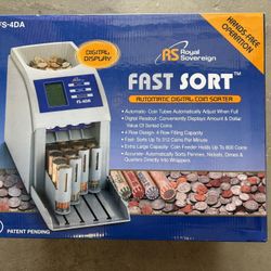 Automatic, Digital Coin Sorter