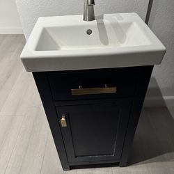 Bathroom Sink with Cabinet