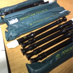 Qty Of 13 Angel Soprano Recorders Musical instrument