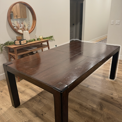 Kitchen table and hutch