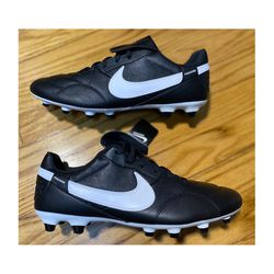 Nike Premier III 3 FG Soccer Cleats Boot Black White Men's Sz 11 New No Box