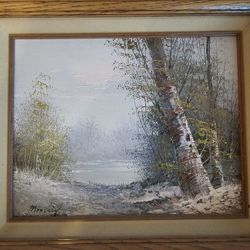 Three Vintage Oil Paintings; Sold Separately optional.