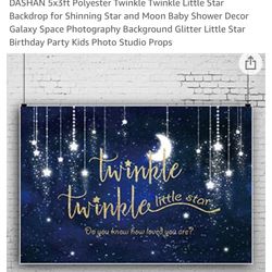 baby shower backdrop 7x5 ft