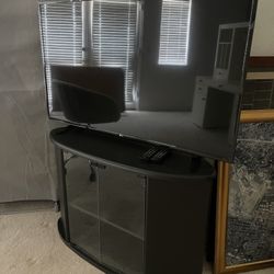 50” LG TV with tv stand