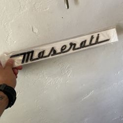 Maserati Emblem Gloss Black